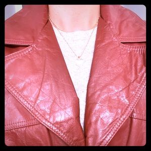 Vintage Leather Jacket Size 40